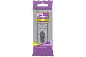 ARIATI 454g Super Sculpey Firm Gray - Sculpting Modeling Polymer Clay, Oven Bake Clay, Advanced sculptors, Artists, Model Makers Movie Studios