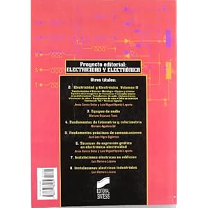 Electricidad y electrónica I: fundamentos y aplicaciones