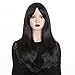 DAOTS 28" Wig Long Heat Resistant Big Wavy Hair Women Cosplay Wig (black)