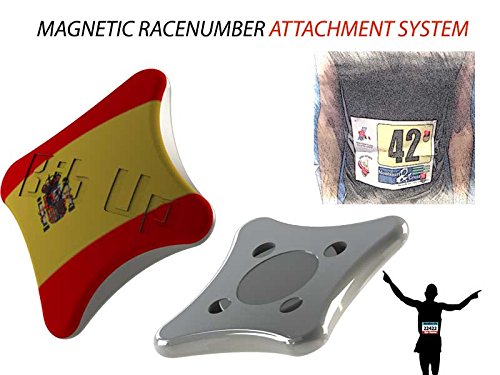 Bibup 3.0 - Sistema magnético para la fijación del número de carrera (5 pares)