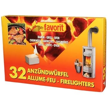 Favorit 1250 Anzndwrfel Fr Grill Kamin Und Ofen 32 Er Pack