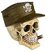 Produktbild Bada Bing Totenkopf Schädel Army Hut Army Cap Soldat Militär Deko Figur Verzierung Skull 56 (Variante I)