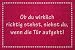 Produktbild Fussmatte Ob du wirklich richtig stehst ... Türmatte Pink Schmutzmatte Fußmatte Fußabstreifer Doormat