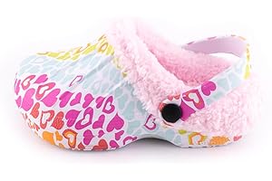 R-ISLAND Zuecos Invierno para niños,Clogs niños,Unisex,con Forro,La Talla 30-35,Eva,Antideslizante,Perfectamente para los nños y Evitar Frio.