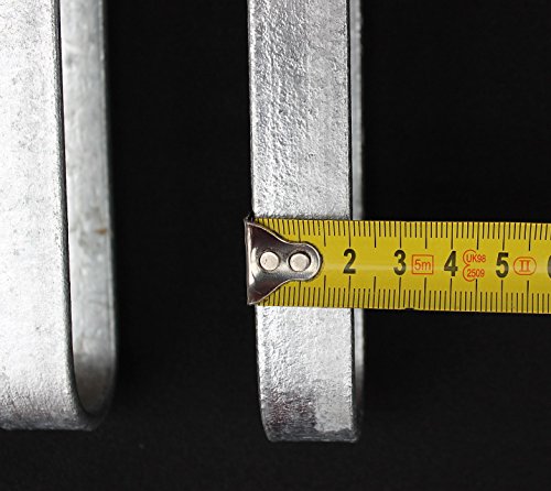 DanDiBo 4 Stück Bodenanker für Rosenbogen 30 cm verzinkt Erdspieß Bodenspieß Befestigungsanker Erdanker - 4