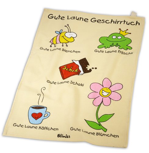 Preisvergleich Produktbild Blinies 41748 Geschirrtuch LAUNE