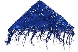 AILAN Belly Dance Hand Foulard Décorations Accessoires Bellydance Taille de la chaîne de Danse Costume Beauty Wayband Performance, Bleu foncé