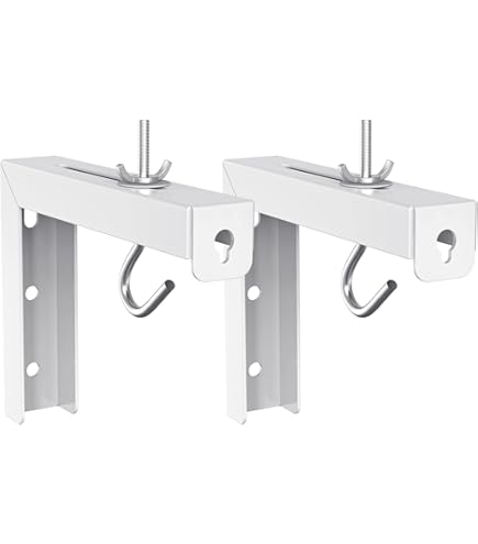Tonalee Staffa di montaggio a parete o soffitto per proiettore con altezza regolabile e bracci estensibili per proiettore domestico e ufficio