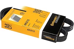 Contitech V-Ribbed Belt 4PK810, Black