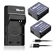 Produktbild OAproda® 2er-Pack BLG10 Akkus und Neue Generation Leistungsfähiges Micro USB Ladegerät Passend for Panasonic Lumix DMC-GF3, DMC-GF5, DMC-GF6, DMC-GX7, DMC-GX85, DMC-LX100, DMC-ZS60, DMC-ZS100 Digital Kamera Modell [Klein - Leichtes Gewicht - Schnellladung]