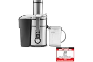 ‎GASTROBACK Gastroback Entsafter 40151 Design Multi Juicer Digital, 1300 Watt Profi-Motor, XXL - Einfüllschacht (Ø 84 mm), 5 Geschwindigkeitsstufen