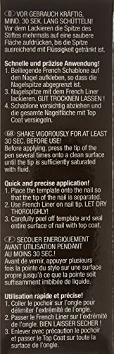 alessandro Effektlack French Liner Set weiß, 1er Pack (1 x 8,2 ml) - 2