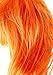 Sourcingmap Full Fringe Short bob Hairstyle Cosplay Wig, Orange