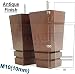Produktbild 4 x ANTIK-MÖBELFÜSSE MIT ROLLEN, HOLZ, 150 MM HOCH, FÜR SOFAS, STÜHLEN, BÄNKEN M10 (10 MM)