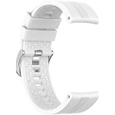 Microsonic Huawei Watch Ultimate 2 i&ccedil;in Kordon, Silicone RapidBands Beyaz [Watch Ultimate 2 ile Uyumlu Kordon - Beyaz]