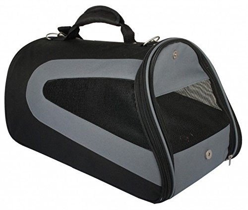 Chat Boutic - Sac de transport "Profile" Noir 48 cm - Pour Chat et petit Chien