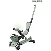 Globber Go Up Baby 360 Işıklı Scooter Koyu Bej