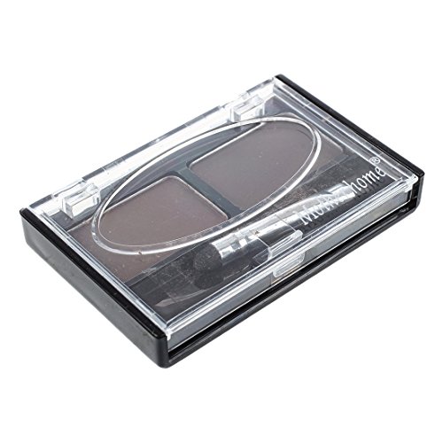 SODIAL (R) Augenbrauen Schablonen & Multi-Farbe Fuer Wasserdichte Augenbrauenkorrektur Puder Augenlidschatten – Kaffee und Schwarz - 4
