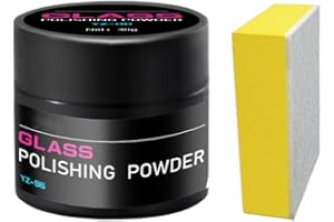 RTYWETH 30g Glass Polishing Cerium Oxide Powder Car Window Polish Mirrors Powder Glass Composite Powder Repair Rare Remove scratc cleaning, powder glass kit auto windshield Glass clear Polishing Ceriu