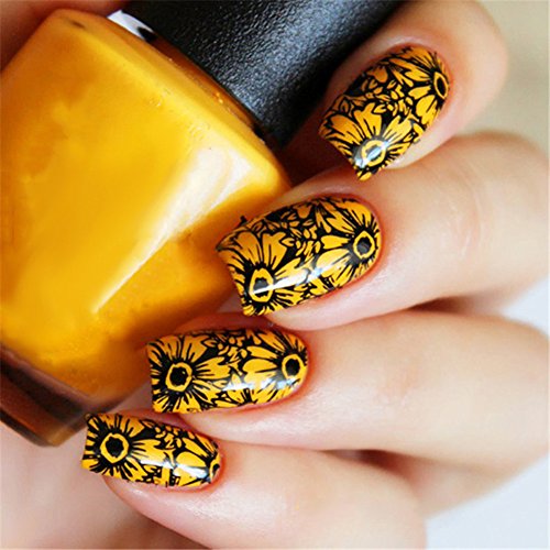 Born Pretty Nagel Schablone Nail Art Stamp Platte 12,5 x 6,5 cm BP-L029 - 2