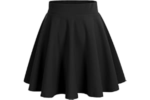 HomRain Dam Basic Midi-kjol A-linje skater stretchig blommig hög midja kjol