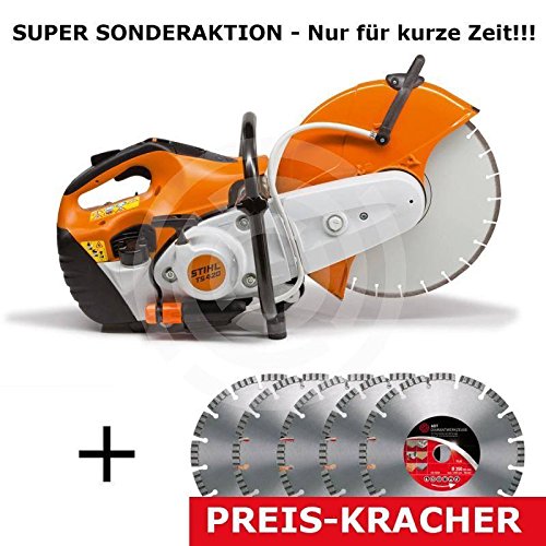 Stihl TS 420 Motortrenner incl 5x ADT Diamant-Trennscheiben