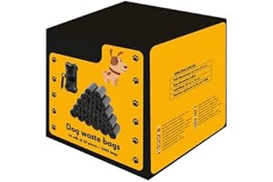 GADIRIA Torby na psie odchody - 1000 worków na odchody dla psów z dozownikiem/uchwytem na torbę z klipsem do smyczy (50 sztuk)