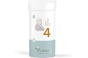 PFLÜGER Schüßler Salze Nr. 4 Kalium chloratum D6-400 Tabletten - Das Salz der Schleimhäute - glutenfrei