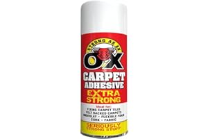 Y HOMEWARE SAAO Heavy Duty Extra Strong as an OX Spray Adhesive Glue for Foam Carpet Vinyl Cardboard foil Card Paper Leather Craft Fabric & Man More - 500ml (1)