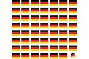 ‎SAMUNSHI Samunshi® Aufkleber Set Deutschland Fahnen Autoaufkleber 55 Flaggen Set je 2cm breit | Länderflaggen Länderfahnen | Modellbau Fahrrad Auto Motorrad