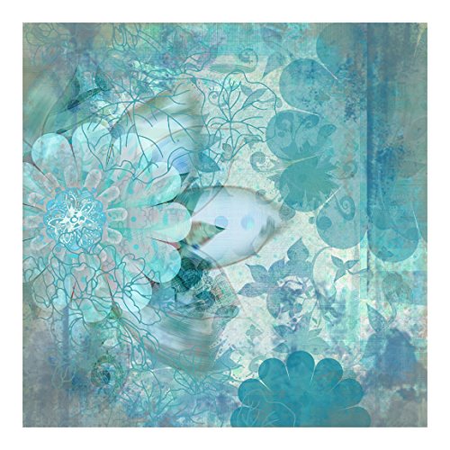 Papel de pared no tejido - Flores de invierno - Cuadrado mural