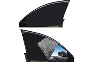 ZATOOTO Parasole de Auto per Guidatore (2 Pezzi), Tendine Auto Magnetiche per Bloccare Raggi UV e Calore