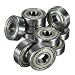 Produktbild FamilyMall(TM)10 Stk. Kugellager miniatur Rillenkugellager 608 ZZ 8 x 22 x 7mm Bearing Stahl