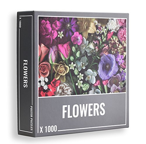Premium, 1000-Piece Flowers Puzzle for Adults