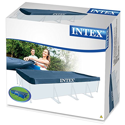 Intex 07432 Pool-Abdeckplane rechteckig blau 4,50 m - 4