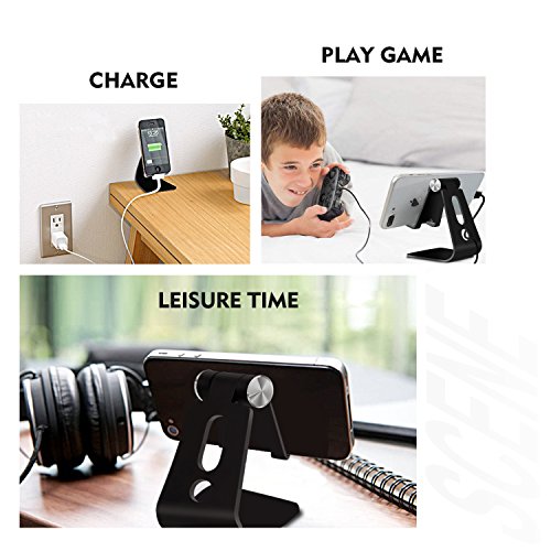 Multi-Winkel Handy StÃ¤nder, Phone StÃ¤nder, Handyhalterung, iPhone Dock, Wiege, Einstellbare Lade & Anti-Skid Handy Halter fÃ¼r Samsung, Tisch ZubehÃ¶r, Schreibtisch, E-Reader, andere Smartphone