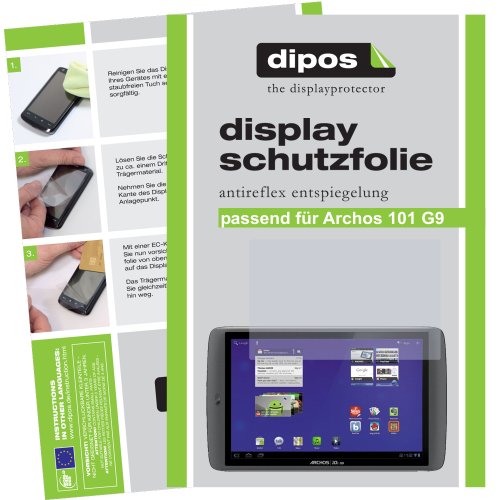 Dipos Antireflex Displayschutzfolie für Archos 101 G9 - 2