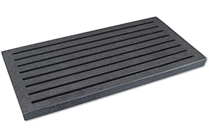 Grillrostprofi Ascherost - Feuerrost - Kohlerost - Kaminrost in Premium-Qualität - Gusseisen, 16 x 32 cm