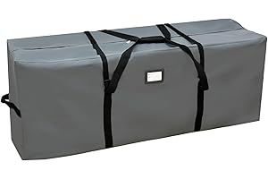 Fayavoo Christmas Tree Storage Bag Heavy Duty 600D Oxford Christmas Tree Bag Fits Up To 8Ft Tree, Christmas Tree Storage Box With Reinforced Handles & Zipper, Christmas Storage Container Xmas Tree Bag