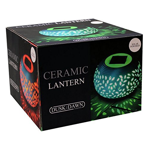 Kingfisher Colour Changing Solar Ceramic Stone LED Light
