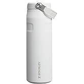Stanley IceFlow Aerolight Flip Straw 2.0 Pipetli Su Şişesi, Beyaz (Frost), 0.7 Litre