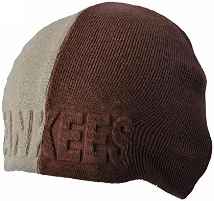 New Era NY New York Yankees 2 Tone Brown/Beige Beanie Hat