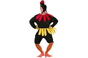 FIESTAS GUIRCA Guirca 80604 Kogut Kogut, dla dorosłych, czarny, rozmiar L