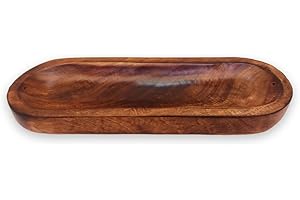 LAMARE - Porta Incienso de Madera Tropical para Varillas – Hecho a Mano – Quemador y recogedor de Cenizas Artesanal – 100% ecológico - Berlin 30 x 10 x 3 cm