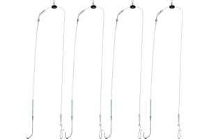 Rodeel 8PCS / 6PCS / 4PCS Sea Fishing Rigs Pulley Rigs,Single Hook & Double Hook Multi Sizes