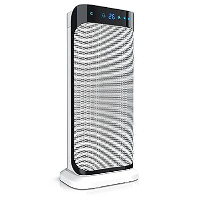 Brandson - radiateur soufflant céramique avec télécommande | appareil de chauffage rapide en céramique avec fonction d’oscillation | 2x niveau de chauffage | temporisateur