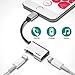 Produktbild iPhone 8/8plus/X/7/7plus/adapter wofalo dual lightning adapter Unterstützung Music Control ,aufladen und (Sliver)