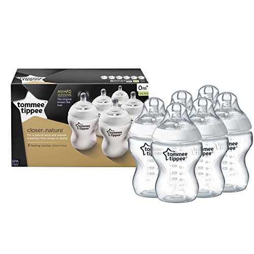 Tommee Tippee Closer to Nature 260ml/9oz Bottles x6