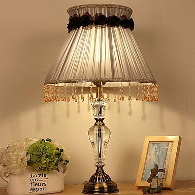 Ambient Light Metallic Table Lamp Eye Protection On/Off Switch AC Powered 220V White , white