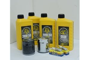 GZM Kit entretiene Huile Minérale x Harley Davidson Bougies Accel Filtre Sportster XL/883 1200